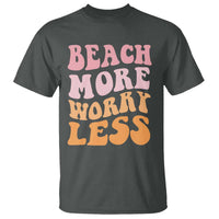 Beach More Worry Less T Shirt Boho Summer Vacation