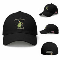 Off To Start Chapter 35 Baseball Cap Funny Frog Scooter 35th Birthday Gift