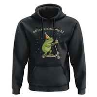 Off To Start Chapter 21 Hoodie Funny Frog Scooter 21st Birthday Gift