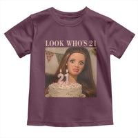 Look Who's 21 Toddler T Shirt Funny Birthday Doll Face Meme