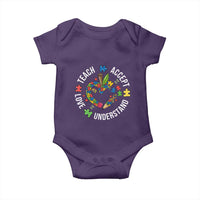 Special Education Teacher Autism Baby Onesie Teach Accept Understand Love