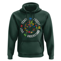Special Education Teacher Autism Hoodie Teach Accept Understand Love