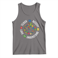 Special Education Teacher Autism Tank Top Teach Accept Understand Love