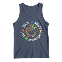 Special Education Teacher Autism Tank Top Teach Accept Understand Love