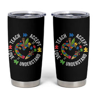 Special Education Teacher Autism Tumbler Cup Teach Accept Understand Love