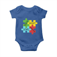 Special Ed Educator Autism Support Baby Onesie Teach Accept Understand Love
