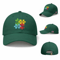 Special Ed Educator Autism Support Baseball Cap Teach Accept Understand Love