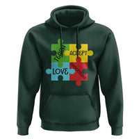 Special Ed Educator Autism Support Hoodie Teach Accept Understand Love