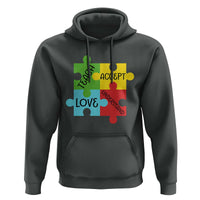 Special Ed Educator Autism Support Hoodie Teach Accept Understand Love