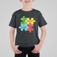 Special Ed Educator Autism Support T Shirt For Kid Teach Accept Understand Love