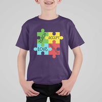 Special Ed Educator Autism Support T Shirt For Kid Teach Accept Understand Love