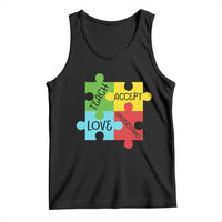 Special Ed Educator Autism Support Tank Top Teach Accept Understand Love