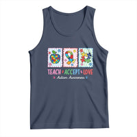 Autism Acceptance Support Tank Top Teach Accept Love