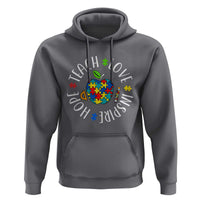 Autism Acceptance Teacher Hoodie Teach Love Hope Inspire