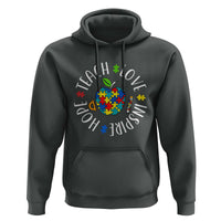 Autism Acceptance Teacher Hoodie Teach Love Hope Inspire