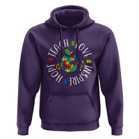 Autism Acceptance Teacher Hoodie Teach Love Hope Inspire