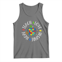 Autism Acceptance Teacher Tank Top Teach Love Hope Inspire