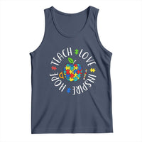 Autism Acceptance Teacher Tank Top Teach Love Hope Inspire