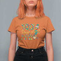 Proud Autism Teacher 100 Days Of School T Shirt For Women Making A Difference