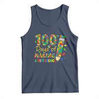 Proud Autism Teacher 100 Days Of School Tank Top Making A Difference