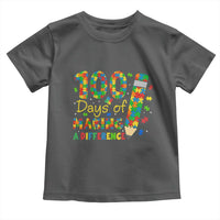 Proud Autism Teacher 100 Days Of School Toddler T Shirt Making A Difference