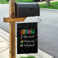 Autism Support Educator Garden Flag Often Stressed A Bit Of A Mess Totally Blessed