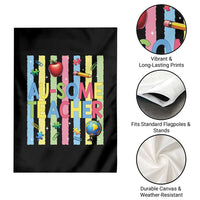 Special Ed Teacher Autism Acceptance Garden Flag Au Some Teacher