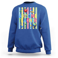 Special Ed Teacher Autism Acceptance Sweatshirt Au Some Teacher