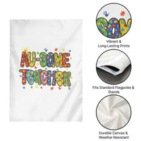 Autism Acceptance Special Education Teacher Garden Flag Au Some Teacher