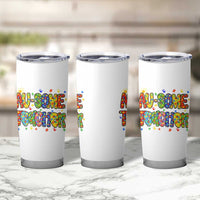 Autism Acceptance Special Education Teacher Tumbler Cup Au Some Teacher