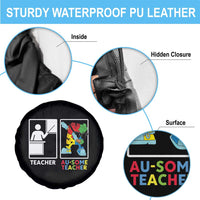Funny Au Some Teacher Spare Tire Cover Autism Acceptance Special Education Gift