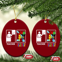Funny Au Some Teacher Ceramic Ornament Autism Acceptance Special Education Gift