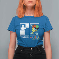 Funny Au Some Teacher T Shirt For Women Autism Acceptance Special Education Gift