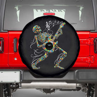 Autism Acceptance Rock Guitar Skeleton Spare Tire Cover Music Lover