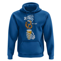 Prost Beer Lover Skeleton Hands German Festival Graphic Hoodie