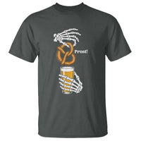 Prost Beer Lover Skeleton Hands German Festival Graphic T Shirt