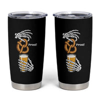 Prost Beer Lover Skeleton Hands German Festival Graphic Tumbler Cup