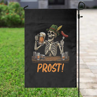 Funny Skeleton Oktoberfest Garden Flag Prost Beer Lover Bavarian Gift