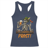 Funny Skeleton Oktoberfest Racerback Tank Top Prost Beer Lover Bavarian Gift