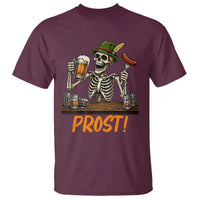 Funny Skeleton Oktoberfest T Shirt Prost Beer Lover Bavarian Gift