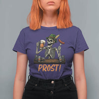 Funny Skeleton Oktoberfest T Shirt For Women Prost Beer Lover Bavarian Gift