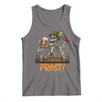 Funny Skeleton Oktoberfest Tank Top Prost Beer Lover Bavarian Gift