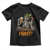 Funny Skeleton Oktoberfest Toddler T Shirt Prost Beer Lover Bavarian Gift