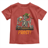 Funny Skeleton Oktoberfest Toddler T Shirt Prost Beer Lover Bavarian Gift