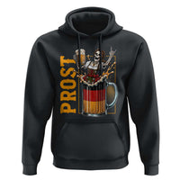 Funny Skeleton Oktoberfest Hoodie Spooky Prost German Beer Drinker Graphic
