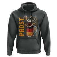 Funny Skeleton Oktoberfest Hoodie Spooky Prost German Beer Drinker Graphic