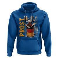 Funny Skeleton Oktoberfest Hoodie Spooky Prost German Beer Drinker Graphic