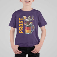 Funny Skeleton Oktoberfest T Shirt For Kid Spooky Prost German Beer Drinker Graphic
