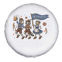 Funny Opossum Raccoon Frog Oktoberfest Beer Graphic Spare Tire Cover Spooky Drinking Team