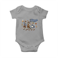 Funny Opossum Raccoon Frog Oktoberfest Beer Graphic Baby Onesie Spooky Drinking Team
